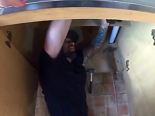Big Booty Blonde Cheats On Hubby With A Plumber - Inexperienced