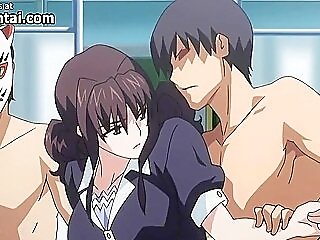 Anime Porn Big Tits Lady In Stockings Gets Cum-shot